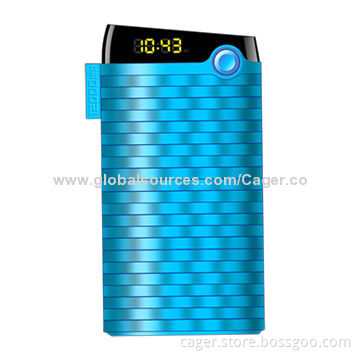 USB Power Bank, 10,000mAh with LCD Display